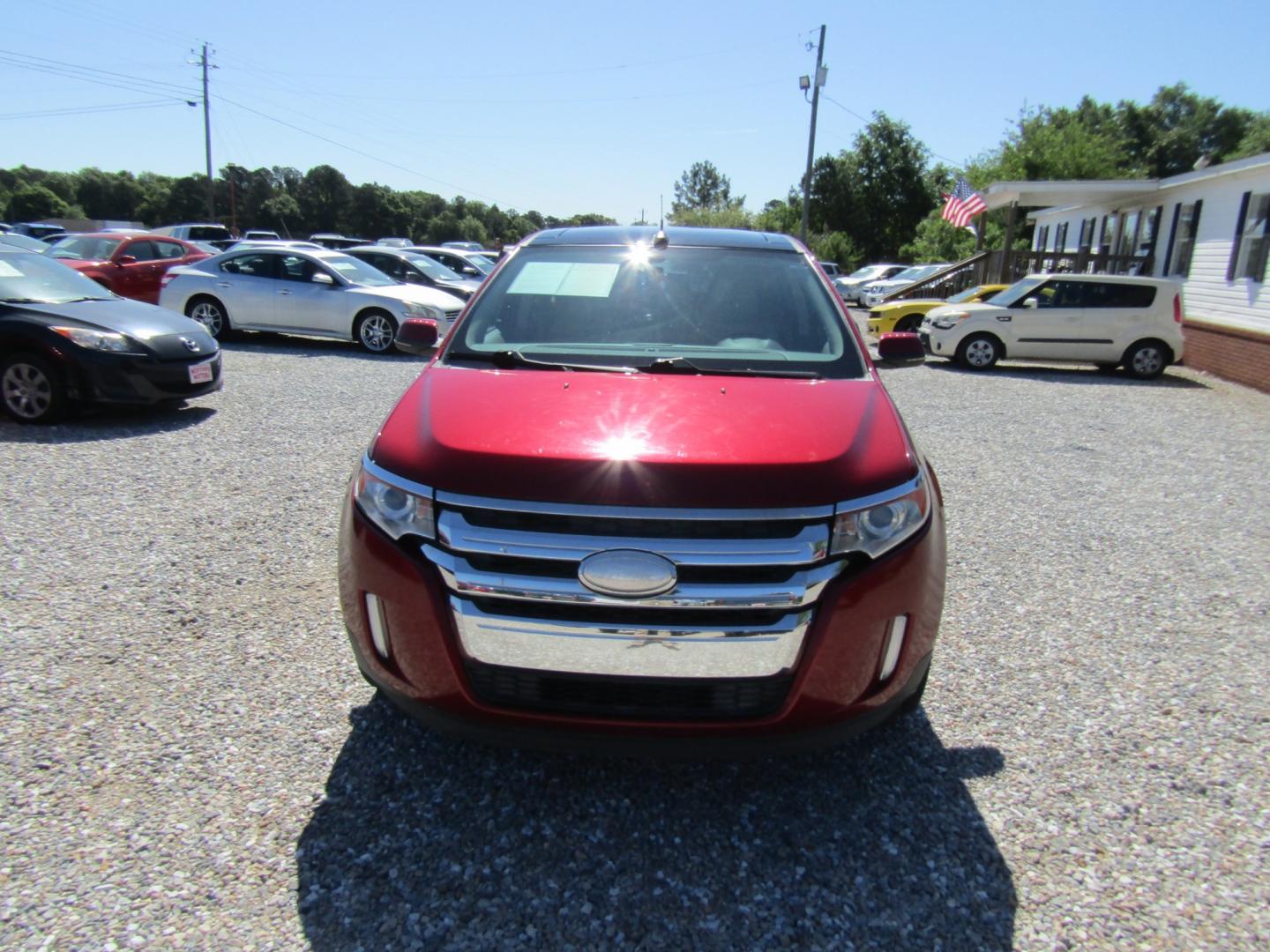 2013 Red /Tan Ford Edge Limited FWD (2FMDK3KC1DB) with an 3.5L V6 DOHC 24V engine, Automatic transmission, located at 15016 S Hwy 231, Midland City, AL, 36350, (334) 983-3001, 31.306210, -85.495277 - Photo#1